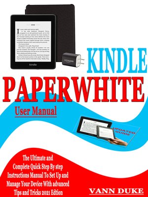 cover image of KINDLE PAPERWHITE USER MANUAL